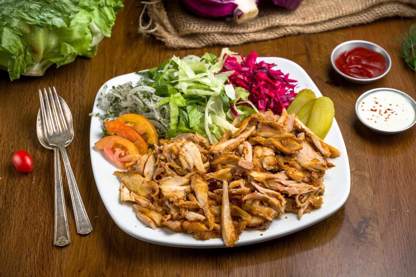 Chicken Doner Salad