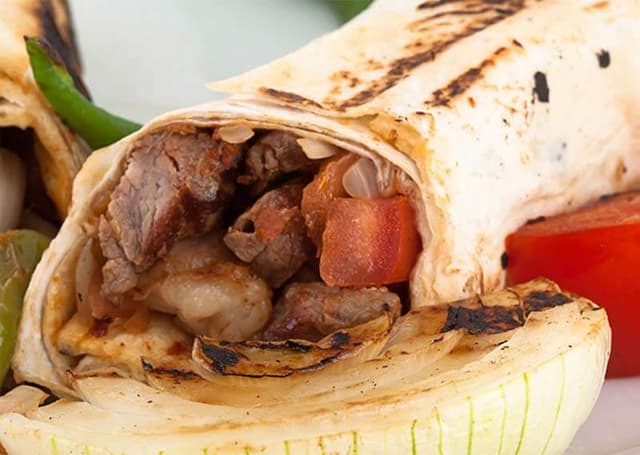 Lamb Shish Wrap