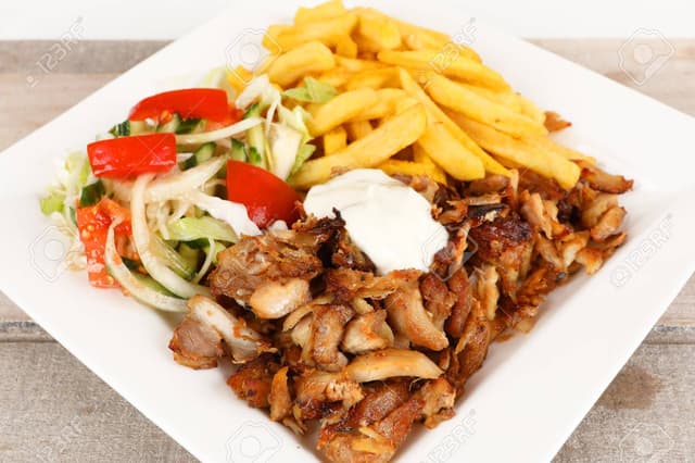Chicken Doner Platter (Gyro)