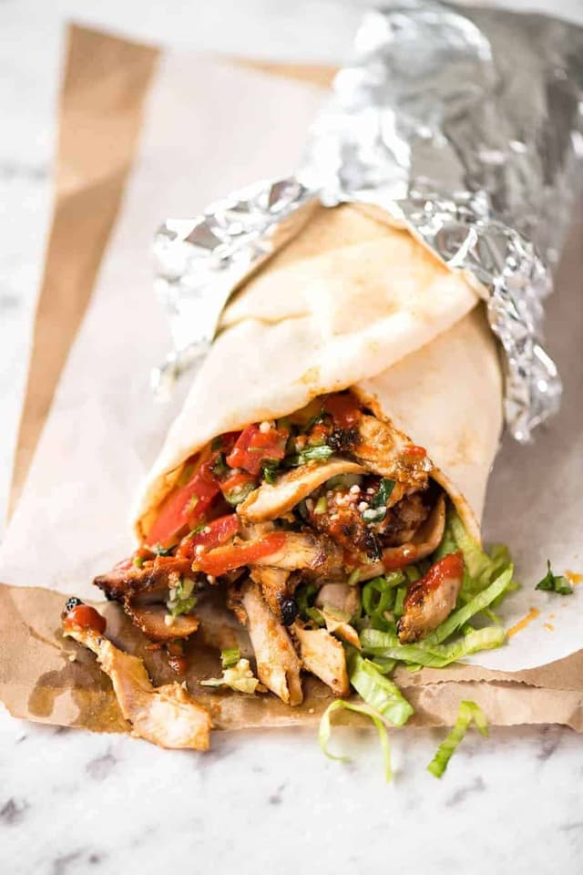 Chicken Doner Wrap